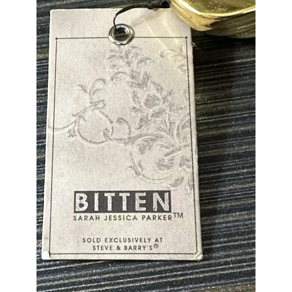 Gold Clutch Bitten By Steve & Barry’s Excl.‎ By Sarah Jessica Parker With Tag
